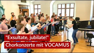 Einladung zum Chorkonzert "Exsultate, jubilate!" mit VOCAMUS
