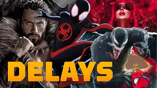Sony Delays ALL SPIDER MAN MOVIES! Beyond the Spider Verse, Venom 3, Kraven the Hunter, Madame Web!