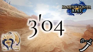 [MHRise] HR7 Diablos in 3'04''34 (Longsword) "TA Rules"