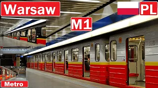 WARSAW METRO M1/ Metro Warszawskie  M1 2022 [4K]