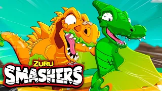 SMASHERS! Revenge Of The Skull + More Kids Cartoons! | Zuru | Smashers World | Animated Stories