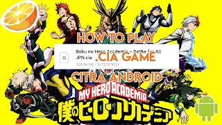 How to Play .Cia Game | Citra Android
