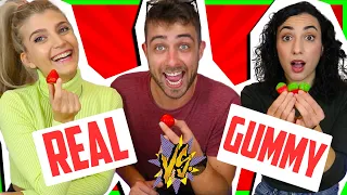 GUMMY VS REAL FOOD FT. @Fraoules22 😱