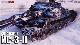 Статист на ДВУСТВОЛКЕ 9 уровень ✳️ World of Tanks ИС-3-2 лучший бой