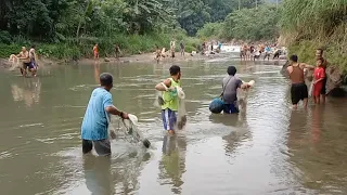 Fishing Net Video - Traditional Net Fishing Net Fishing Village in River Beautiful