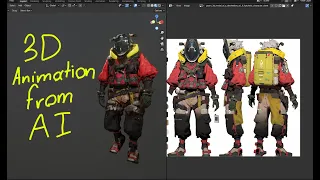 how to turn ai image into 3d animated character