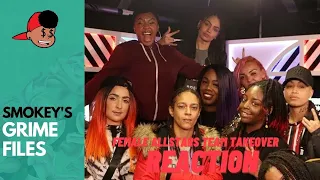 American Rapper First Time Hearing Female Allstars Team Takeover for DJ Target on 1Xtra (Reaction)