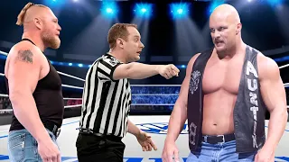 WWE 2K23 - Brock Lesnar vs Stone Cold Steve Austin - FULL MATCH | WWE April 24, 2024