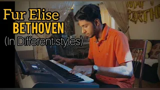 Fur Elise - Bethoven | In different Tastes | On Yamaha PSR E373 | by Kabeer Rajpoot