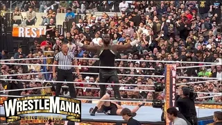 Brock Lesnar vs Omos - WWE Wrestlemania 4/2/23