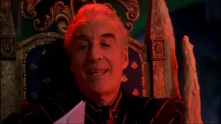 Christopher Lee as "Sender" in The Stupids (1996)