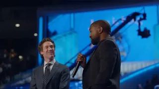 Kanye West Defends Joel Osteen to Standing Ovation at Lakewood: ‘God Is Not the Negative Part’