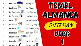 Sıfırdan Temel Almanca dersleri | Ders 1 | Almanca Alfabe