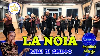 ANGELINA MANGO | BALLI DI GRUPPO | LA NOIA | CON TUTORIAL| ANDREA STELLA #ballidigruppo #sanremo2024