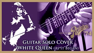 White Queen (As It Began) Guitar Solo Cover by Dani Marcos