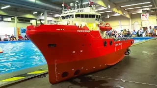 STUNNING RC MODEL SCALE OFFSHORE SPECIAL SHIPS BOATS IN DETAIL AND ACTION!!