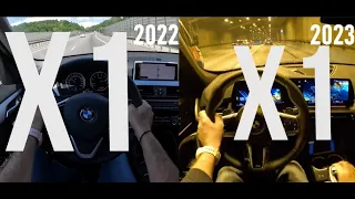 2023 (All-New) BMW X1 vs 2022 BMW X1 (Predecessor) | Test Drive POV Comparison #car #suv #pov