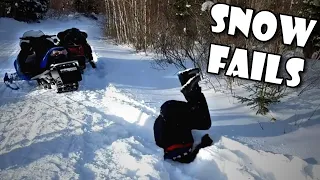 Epic Snow Fails Compilation - Funny Snow Fails Compilation 2019 | FunToo