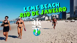 【4K】LEME BEACH   RIO DE JANEIRO