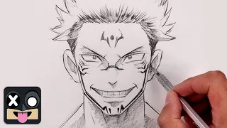 How To Draw Sukuna | Jujutsu Kaisen