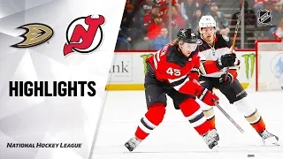 Нью-Джерси - Анахайм / NHL Highlights | Ducks @ Devils 12/18/19