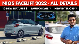 Hyundai Grand i10 NIOS 2022 (Facelift) - Launch date, Updated Interiors, New Features