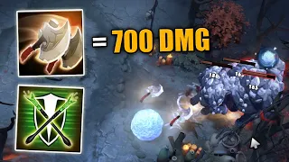 1 Button = 700 DMG with 386% Spell Amp + Nightmare BUG | Dota 2 Ability draft