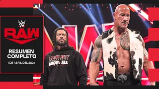 RAW Previo a Wrestlemania 40 | WWE RAW 1 Abril 2024 - Resumen Completo en Español