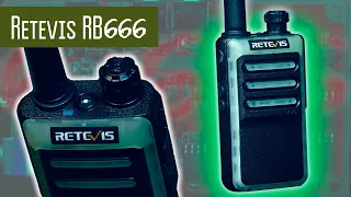 Retevis RB666 - миниатюрная радиостанция PMR и не только.