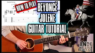 How to play Beyoncé - JOLENE Guitar Tutorial Lesson