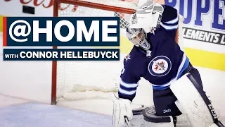 Connor Hellebuyck On A Jets Stanley Cup Run, Goalie Rituals, Who Deserves The Vezina & More | @HOME