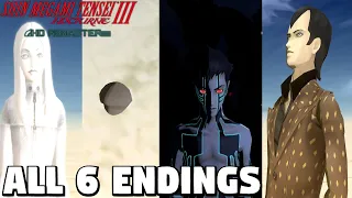 Shin Megami Tensei 3 Nocturne HD Remaster - ALL Endings