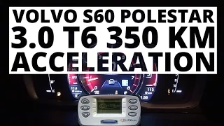 Volvo S60 Polestar 3.0 T6 350 hp (AT) - acceleration 0-100 km/h