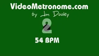 54 BPM Human Voice Metronome by Jim Dooley