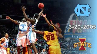 UNC Basketball: #1 North Carolina vs #9 Iowa State | 2005 NCAA Tournament Round of 32