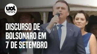 Discurso de Bolsonaro: veja vídeo completo do pronunciamento após desfile de 7 de Setembro