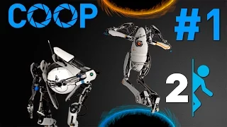 Portal 2 coop - Прохождение на русском - Кооператив Глава #1