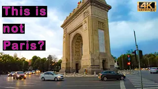 Paris of the East is Bucharest Walking in 4K on streets of Romania's capital - Dacia of Roman Empire