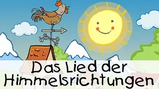 💡 Das Lied der Himmelsrichtungen || Kinderlieder zum Lernen