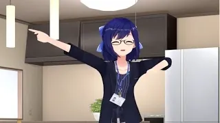 【MMD Hololive】 How A-Chan does at her home: