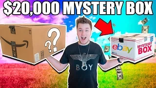 $10 VS $20,000 EBAY MYSTERY BOX CHALLENGE!! 📦⁉️ Cash, Poo Toys & More