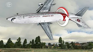 Boeing 737 Crashes Inverted into Houses Just Before Landing (Flipped Over)