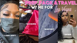 VLOG | PREP, PACK, AND TRAVEL WITH ME FOR 72 hours in VEGAS ✈️