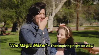 Soldier MAGICALLY appears to surprise his family- ''The Magic Maker'  on ABC