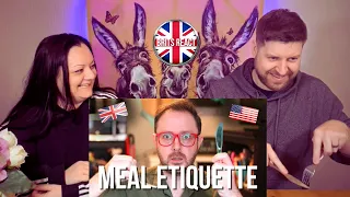 BRITS REACT | Britain VS America - Meal Etiquette | BLIND REACTION