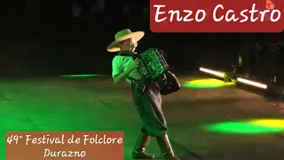 Enzo Castro en el 49° Festival Nacional de Folclore - Durazno - 2023