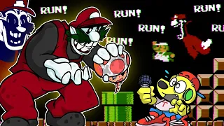 Friday Night Funkin but MARIO GOES INSANE!! (MX Mario '85 PC Port) FNF Mods 150