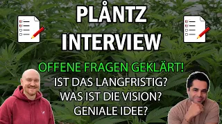 🌱 Interview mit PLANTZ | Zukunftssicher? - Offene Fragen geklärt! Grünes Gold 🌱