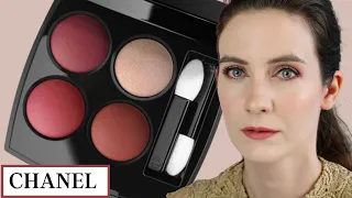 CHANEL Candeur et Seduction palette on pale skin | Chanel Fall 2020 makeup collection