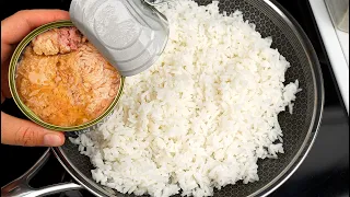 Do you have canned tuna and rice at home? 😋 Such easy, quick and very delicious recipe!